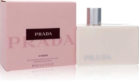 prada amber body lotion 200ml.